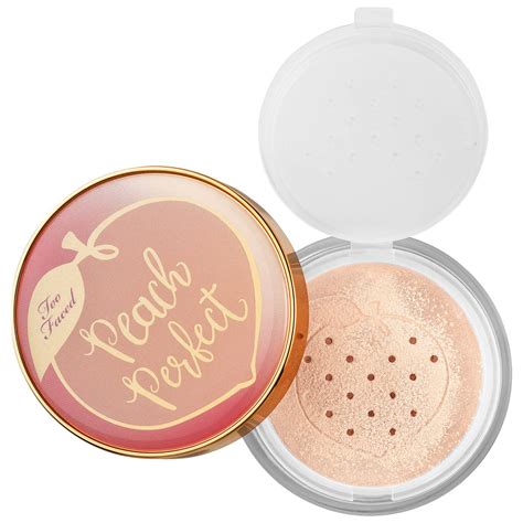 too faced loose powder peach.